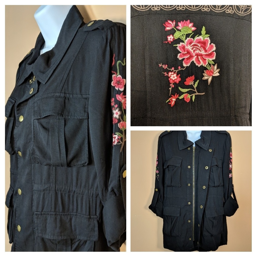 S-Line Military/Utility Button-Up/Zip-Up Jacket